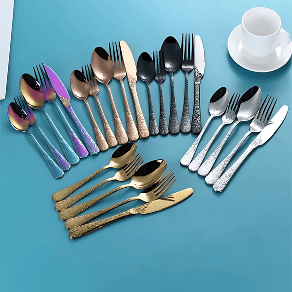 LuxeCut™ Stainless Steel Cutlery Set - Kitcheis